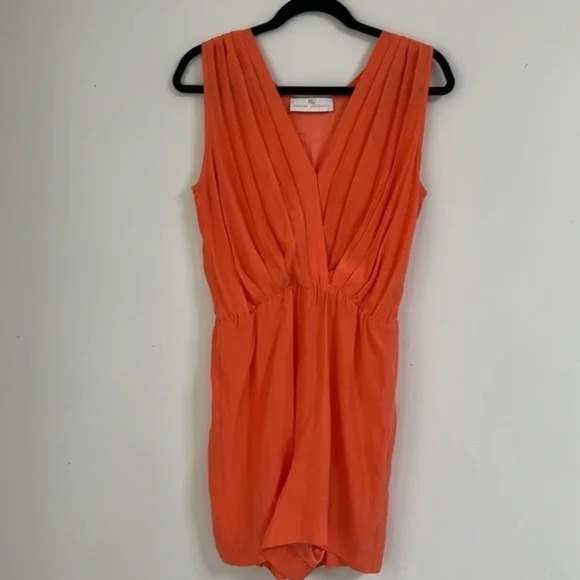 Amanda Uprichard Silk Romper sz M - Picture 1 of 7